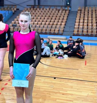 Tudi na 2. tekmi za pokal Slovenije gimnastičarke ŠD Partizan RAvne dosegle odlične rezultate (6)